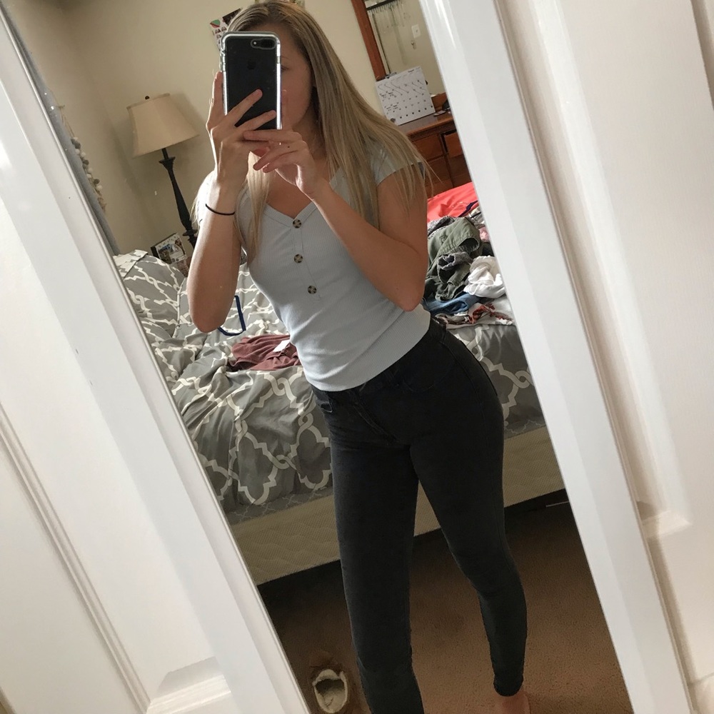 AEO high-rise jeggings